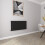 AICA (600x1156mm Single) Horizontal flat radiator black all sizes 3
