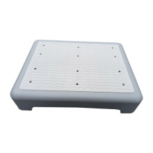 Step Stool For Mobility, Non-Slip Platform For Bathroom And Loft Beds, Gray