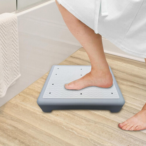 Step Stool For Mobility, Non-Slip Platform For Bathroom And Loft Beds, Gray 2