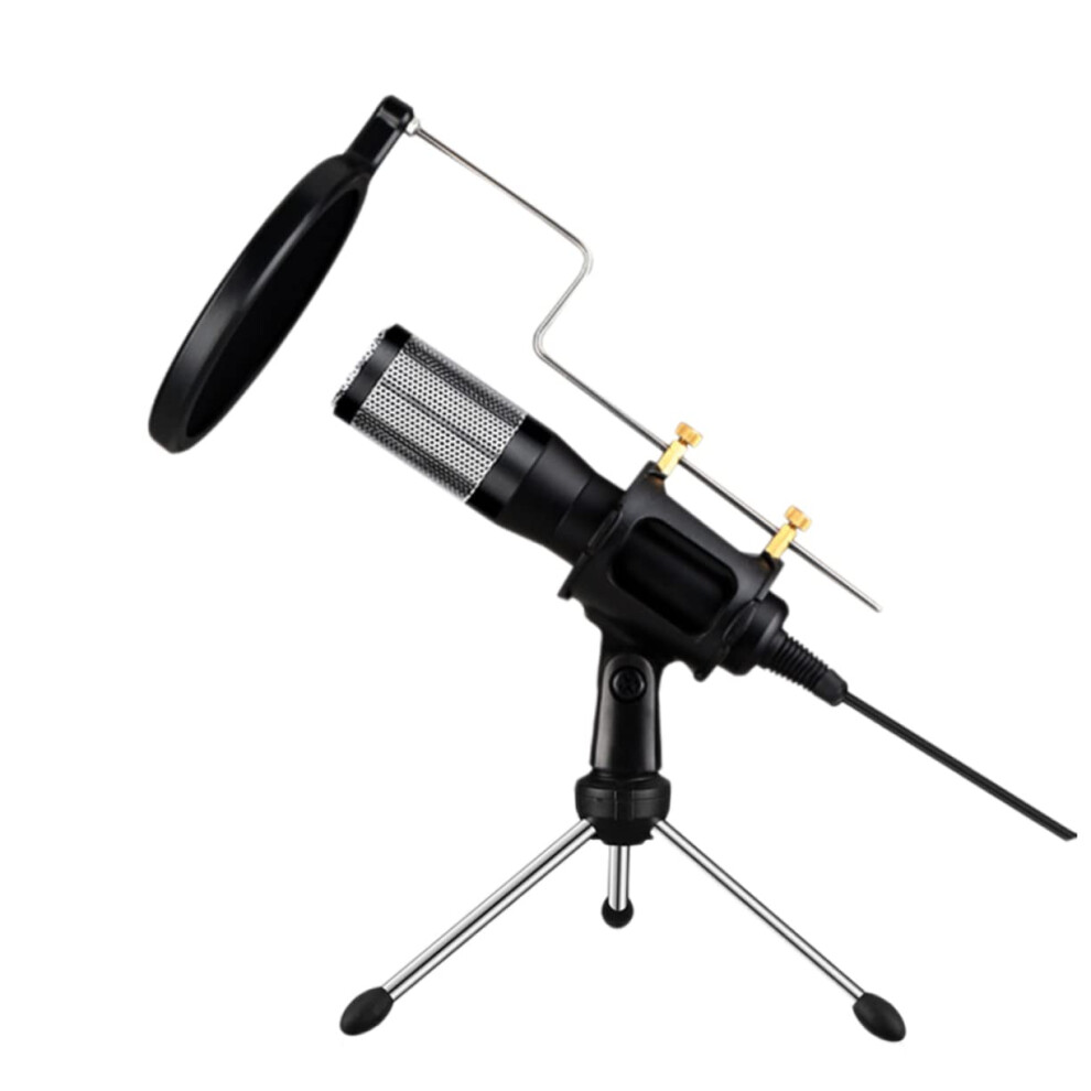 Usb Microphone With Foldable Tripod Stand For Podcasts And Voice Recording Desktop Studio Table Mic 6947110926728