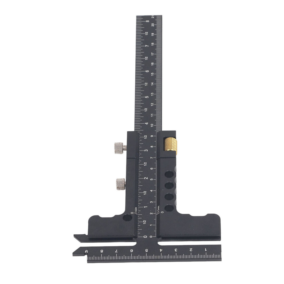 Precision T Shaped Ruler 0Â100Mm/0Â210Mm Aluminum Marking Gauge Tool 4981337468113