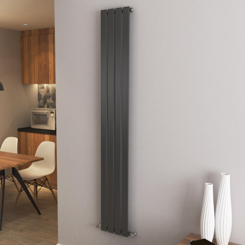 AICA (1800x272mm Single) Vertical flat radiator anthracite all sizes