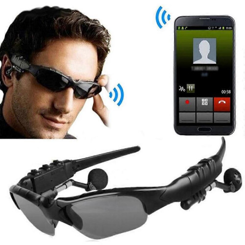 (Tawny) Wireless Bluetooth Sunglasses Wireless Headset Protection Polarized Sunglasses 1