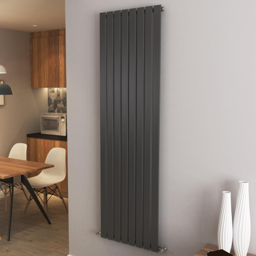 AICA (1800x544mm Single) Vertical flat radiator anthracite all sizes