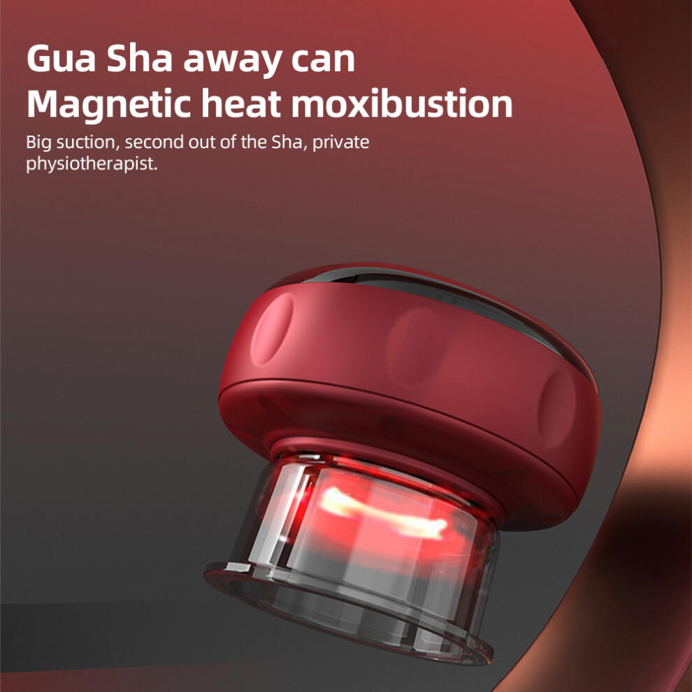 Adjustable Electric Cupping Massager: 12 Levels & 1800mAh Battery