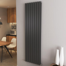 (1800x544mm Double) Vertical flat radiator anthracite all sizes