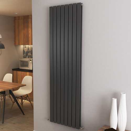 AICA (1800x544mm Double) Vertical flat radiator anthracite all sizes