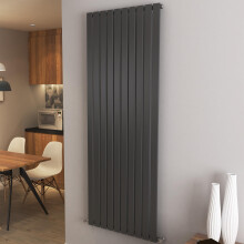 (1800x680mm Single) Vertical flat radiator anthracite all sizes