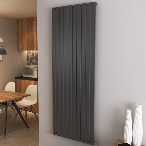 AICA (1800x680mm Single) Vertical flat radiator anthracite all sizes