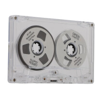 50-Min Reel to Reel Blank Cassette Tape with Metal Plating and Case