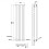AICA (1600x408mm Single) Vertical flat radiator white all sizes 3