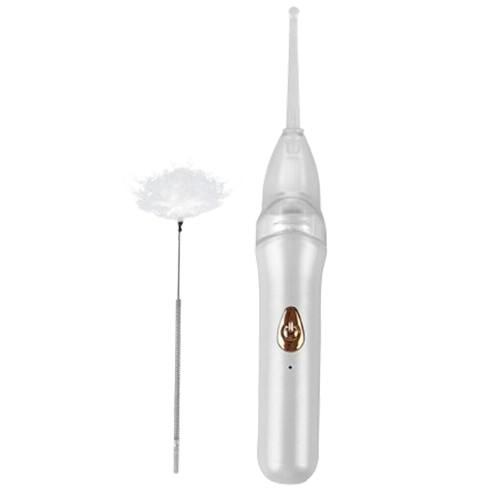 White Electric Ear Scoop Rechargeable Painless Ear Cleaning Tools Professional Ear Cleaner Wax Remover Family Tool