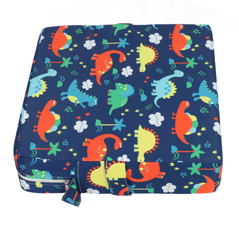 Child Booster Cushion 32X32x8cm Non-Slip Washable Toddler Seat Blue