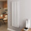 AICA (1600x544mm Double) Vertical flat radiator white all sizes 1