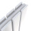 AICA (1600x544mm Double) Vertical flat radiator white all sizes 5