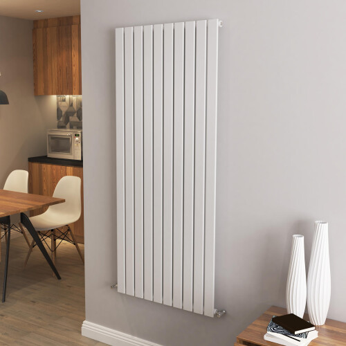 AICA (1600x680mm Single) Vertical flat radiator white all sizes