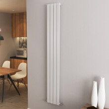 (1800x272mm Single) Vertical flat radiator white all sizes