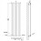 AICA (1800x544mm Single) Vertical flat radiator white all sizes 3