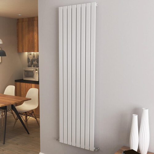 AICA (1800x544mm Single) Vertical flat radiator white all sizes