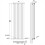 AICA (1800x544mm Double) Vertical flat radiator white all sizes 3
