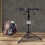 19.69x16.14 Inch Stainless Steel Tattoo Workbench,Adjustable Height 6