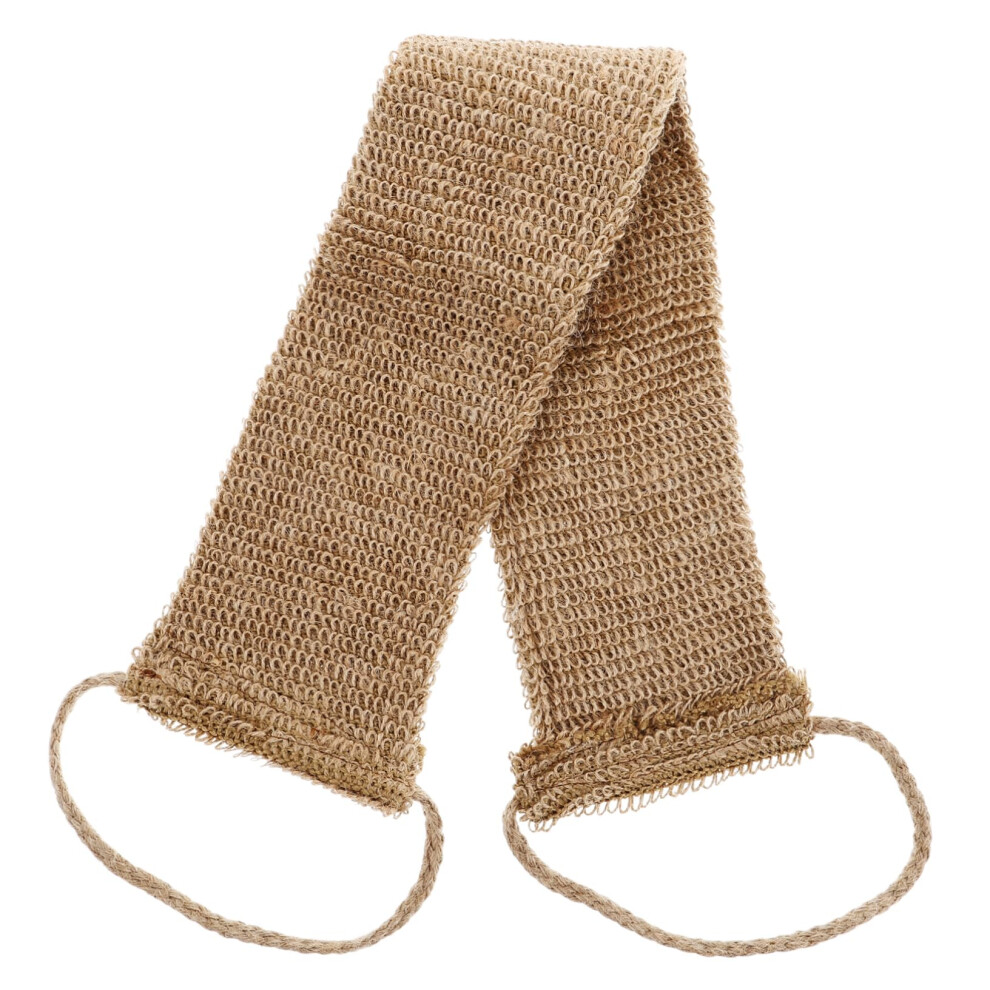 Loofah Peeling Body Wash With Jute Bath Strap Back Scrubber For Deep Exfoliation Women