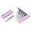 (21 Pieces) 12V Pink Electric Cordless Drill Combi Drill Set 10