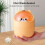Cute Mini Table Container, Cartoon Cat Shaped Trash Can, Mini Table Container with Swing Lid, Small Trash Can (Blue) 4