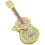8GB metal guitar USB flash drive (gold), model 3.0 USB flash drive 1