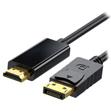 DisplayPort to HDMI Cable 4K 60Hz 1.5m Gold Plated Adapter
