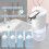 Automatic Foaming Soap Dispenser-400ml Touchless Soap Dispenser Adjustable Sensor Electric Hand Soap Dispenser Foam 2