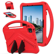 (Red) Kids Case for Air 11 2024 Shockproof Case Lightweight Hard Cover with Convenient Handle Stand Replacement Part Sky blue