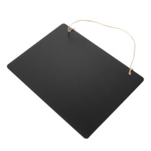 Hanging Chalkboard Wall Decoration, Wooden Black Double-Sided Board, Wedding Decor, Wall Panel Sign