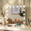 14 LED Gold Hollywood make-up mirror 14 Bulb Lighting w/USB 1