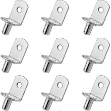Shelf Support Pegs, 25PCS L-Shaped Metal Bracket for Cabinet Cupboard Bookcase
