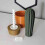 Cactus Toothpick Holder - 3D Printed Simulation Potted Desk Decor for Home & Kitchen 3