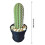 Cactus Toothpick Holder - 3D Printed Simulation Potted Desk Decor for Home & Kitchen 2