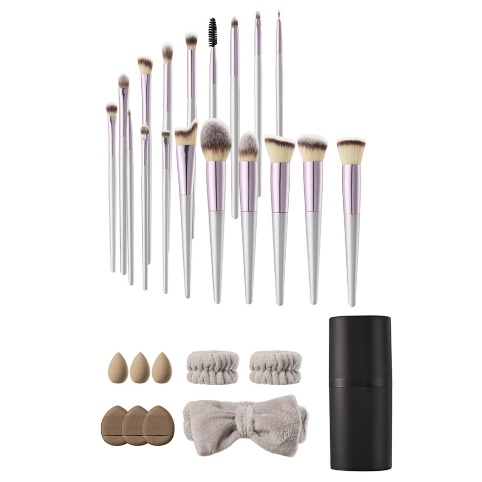Makeup Brush & Tool Set with Storage Bucket