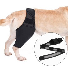 Dog Knee Brace XL for Torn ACL & Patella Support - Black Neoprene