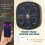 SPORTNOW Smart Bluetooth Boxing Machine Wall Mounted with 9 Speeds & Modes 5