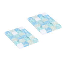Cooling Mat for Pets 2-Pack, Bed Cooling Plate for Hamsters, Chinchillas, Guinea Pigs, Stylish Sleeping Mat
