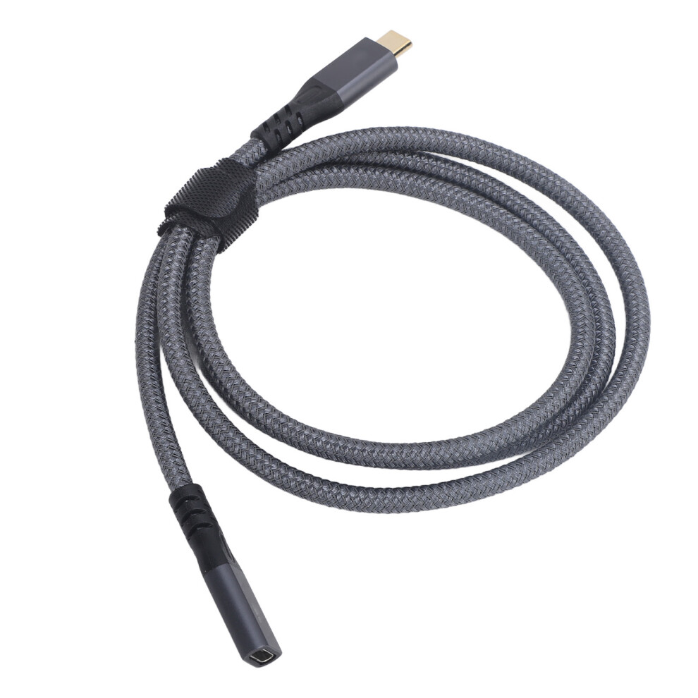 Usb C 1M Extension Cable 20Gbps Transfer 240W Charge 4K At 60Hz 7901337505745