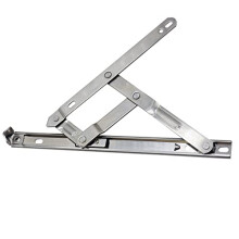 Stainless Steel Window Hinge 19 Round Slot Restricted Swing Quad Rods Aluminum Alloy Strut Hinge Size 10 Inches
