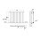 AICA (Black, 600*748mm ?single)) Flat Panel Column Radiator 3
