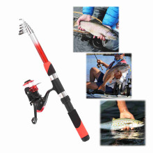 Portable Fishing Set: 2x 2.1m Rods Reels & Full Accessory Kit