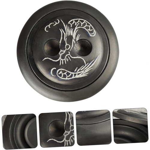 4-Inch Dragon Pattern Calligraphy Traditional Accessory With Smooth Inner Surface For Ink Grinding 2
