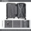 (Grey, 24+28inch) 19/24/28 Inch  Hard Shell Suitcase Set ABS with 4 Wheels Spinner 3