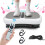 (White) Vibration Plate Exercise Machine for Home Fitness 1