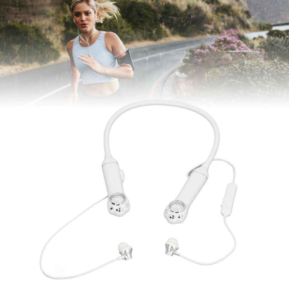 Wireless Neckband Earbuds Rgb Cat Pattern 40H Playtime Ipx5 White 6941337514232