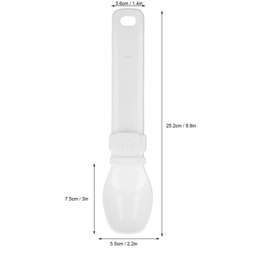 4Pcs ABS Cat Squeeze Spoons, 25x5.5cm, Adjustable & Easy to Clean 1
